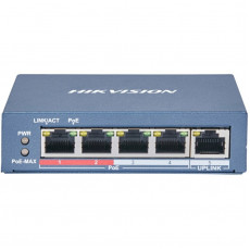 Комутатор Hikvision DS-3E0105P-E(B)