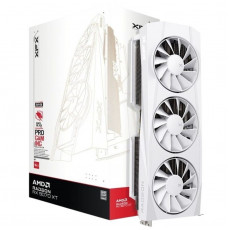 Відеокарта AMD Radeon RX 9070 XT 16GB GDDR6 Quicksilver Gaming Edition White XFX (RX-97TQICKW9)