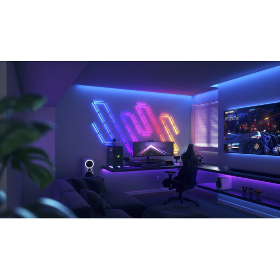 Розумна система освітлення Nanoleaf Lines Starter Kit Apple HomeKit, 15 шт. (NL59-K-6002LW-15PKEU)
