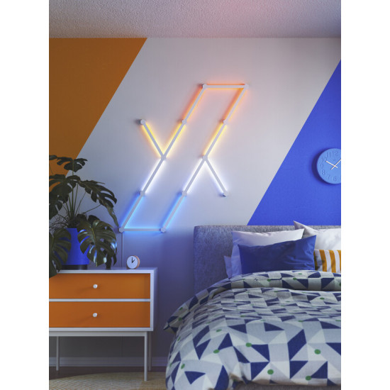 Розумна система освітлення Nanoleaf Lines Starter Kit Apple HomeKit, 15 шт. (NL59-K-6002LW-15PKEU)
