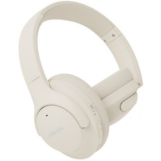 Bluetooth-гарнітура Canyon OnRiff 10 ANC Beige (CNS-CBTHS10BG)