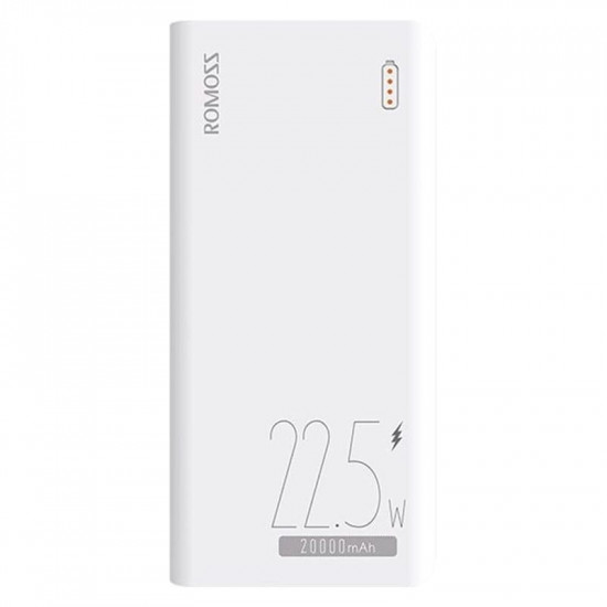 Універсальна мобільна батарея Romoss Sense6F 20000mAh 22.5W White (PPH80-611-1121H)