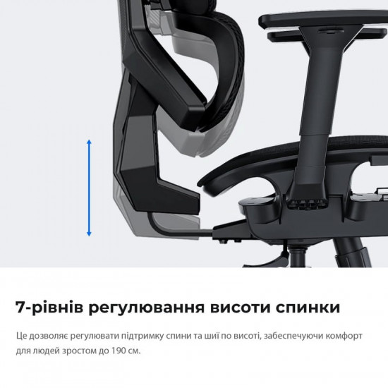 Крісло для геймерів Anda Seat X-Air Mega Size XL Mesh Gray Twilight (AD-WY-01-GGSP)