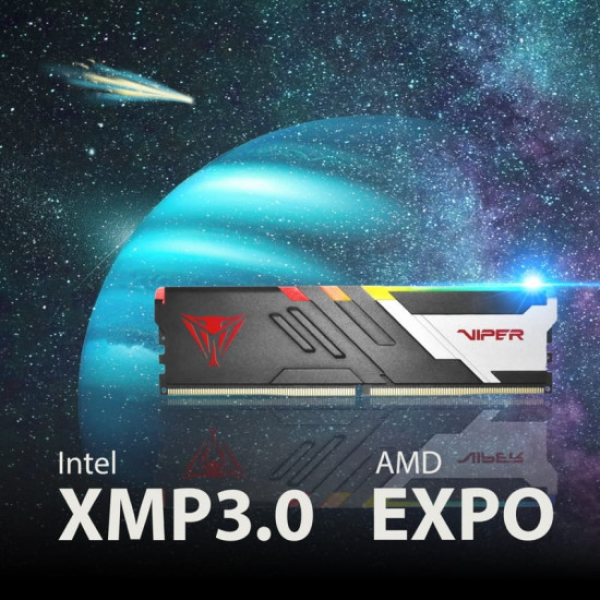 Модуль пам`яті DDR5 2x16GB/7200 Patriot Viper Venom RGB (PVVR532G720C34K)