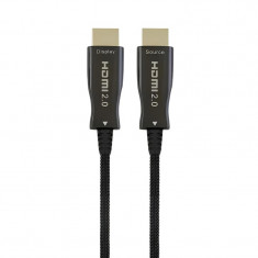 Кабель Cablexpert HDMI - HDMI V 2.0 (M/M), з позолоченими контактами, 15 м, чорний (CCBP-HDMI-AOC-15M)