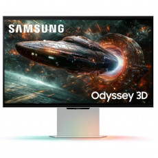Монiтор Samsung 27" Odyssey 3D G90XF (LS27FG900XIXCI) IPS Silver 165Hz