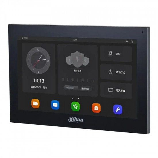 IP-відеодомофон Dahua DHI-VTH5341G-W Black