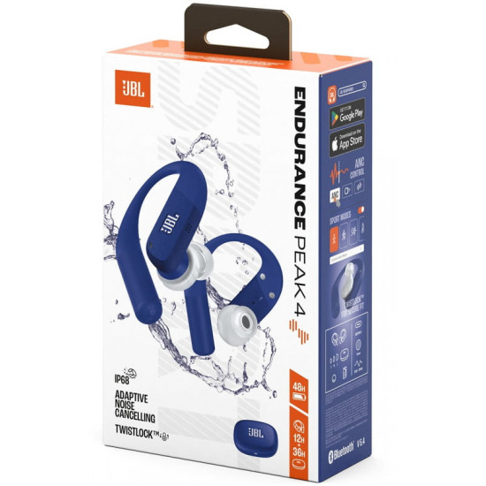 Bluetooth-гарнітура JBL Endurance Peak 4 Blue (JBLENDUPEAK4BLU)