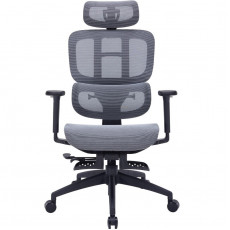 Крісло офісне Officepro Skyline Footrest Black/Dark Gray (OC750-B-DG-DG)