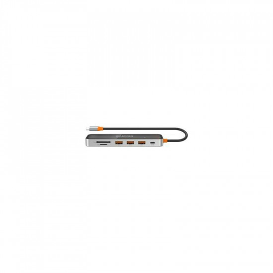 Док-станція Canyon DS-13 7in1 Transparent Space Grey (CNS-TDS13)