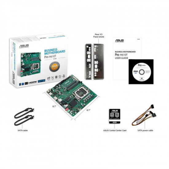 Материнська плата Asus Pro H610T-CSM Socket 1700