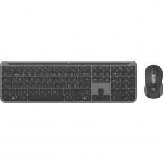 Комплект (клавіатура, миша) бездротовий Logitech Signature Slim Combo MK950 Graphite (920-012490)