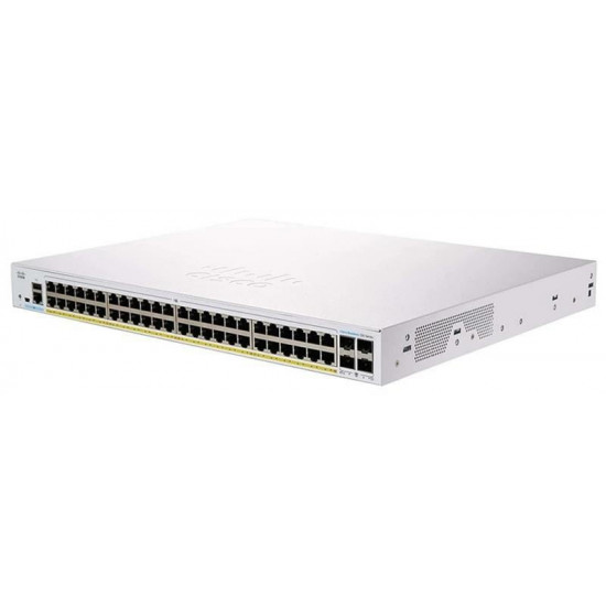 Комутатор Cisco Business CBS220-48P-4G-EU (48xGE PoE, 4xSFP, 382 Вт, Smart)