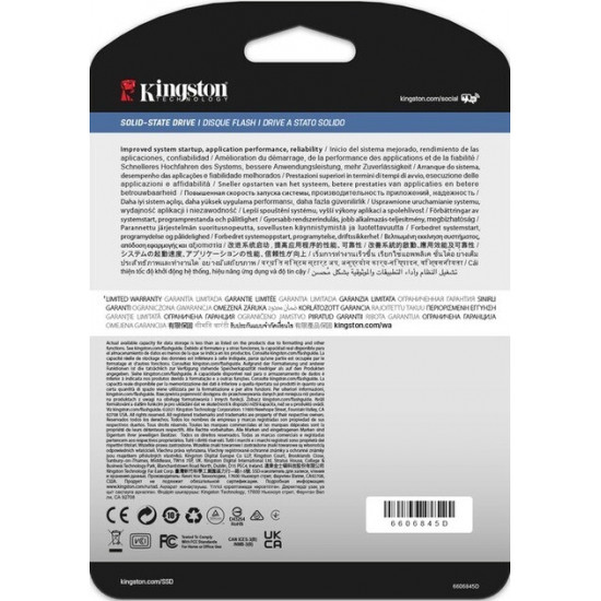 Накопичувач SSD  960GB Kingston SSD DC600M 2.5" SATAIII 3D TLC (SEDC600M/960G)