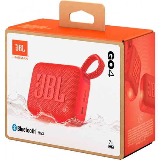 Акустична система JBL GO 4 Red (JBLGO4RED)