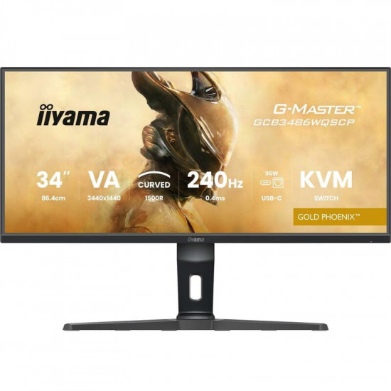 Монітор Iiyama 34" G-Master GCB3486WQSCP-B1 VA Black 240Hz Curved