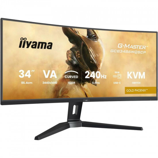Монітор Iiyama 34" G-Master GCB3486WQSCP-B1 VA Black 240Hz Curved