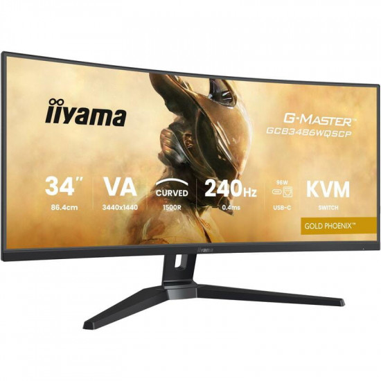Монітор Iiyama 34" G-Master GCB3486WQSCP-B1 VA Black 240Hz Curved