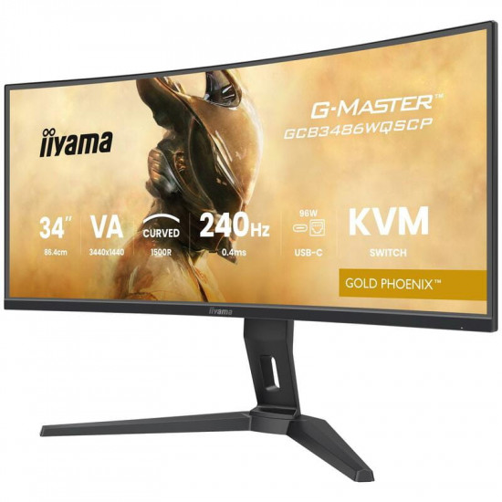 Монітор Iiyama 34" G-Master GCB3486WQSCP-B1 VA Black 240Hz Curved