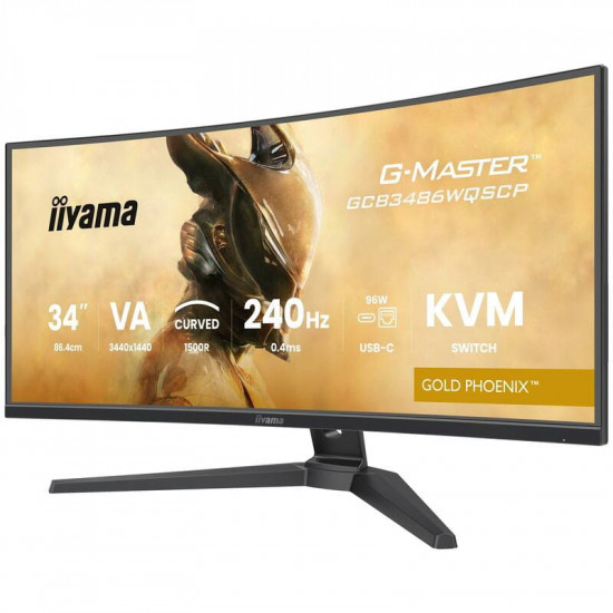 Монітор Iiyama 34" G-Master GCB3486WQSCP-B1 VA Black 240Hz Curved