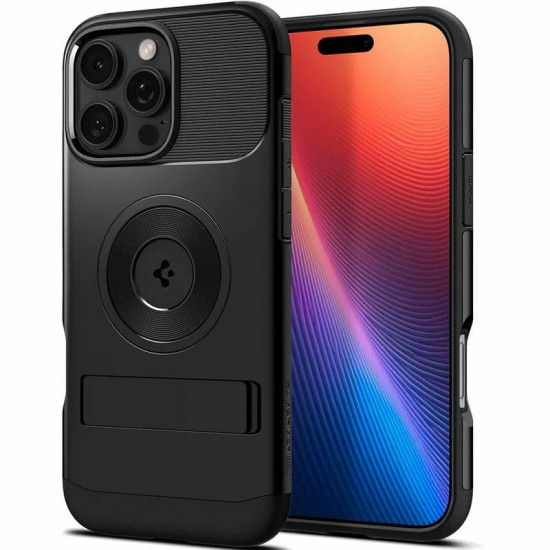 Чохол-накладка Spigen Slim Armor with MagFit для Apple iPhone 16 Pro Black (ACS08164)