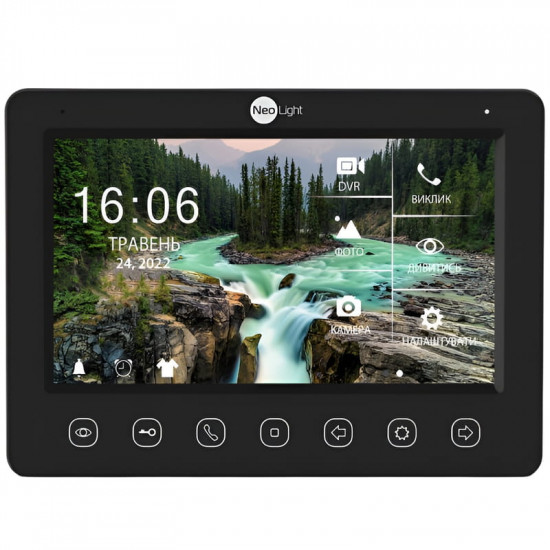 Домофон Neolight Kappa+ HD WF Black