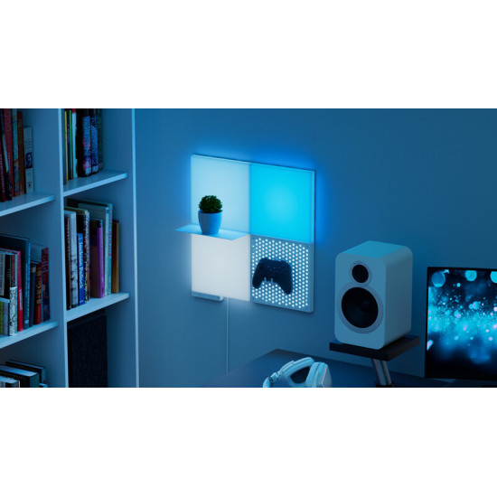 Додаткова панель Nanoleaf Blocks Light Pegboard Add-On Kit з підтримкою HomeKit і Matter, 1 шт. (N8100E00-1BP)