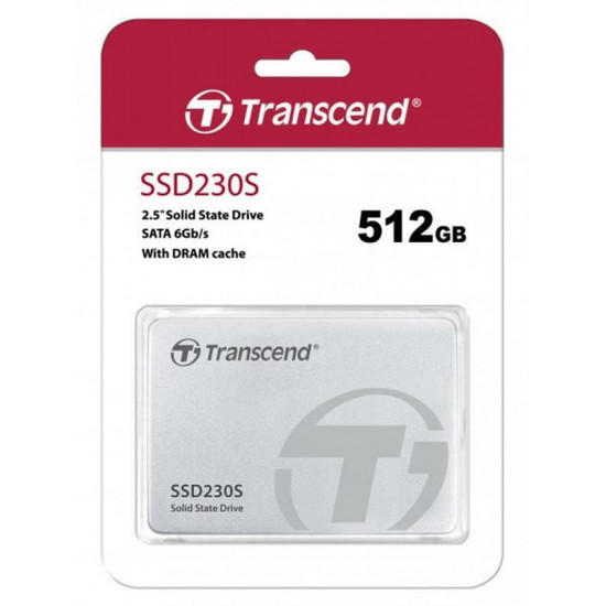 Накопичувач SSD  512GB Transcend SSD230S Premium 2.5" SATA III 3D V-NAND TLC (TS512GSSD230S)