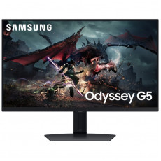 Монiтор Samsung 27" Odyssey G5 LS27DG500 (LS27DG500EIXUA) IPS Black 180Hz