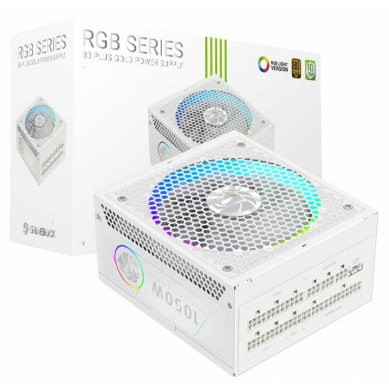 Блок живлення GameMax RGB 1050G 1050W White