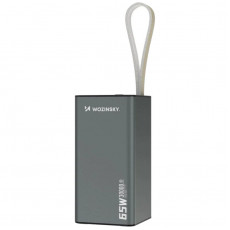 Універсальна мобільна батарея Wozinsky K65+ 30000 65W Gray (5907769364457)