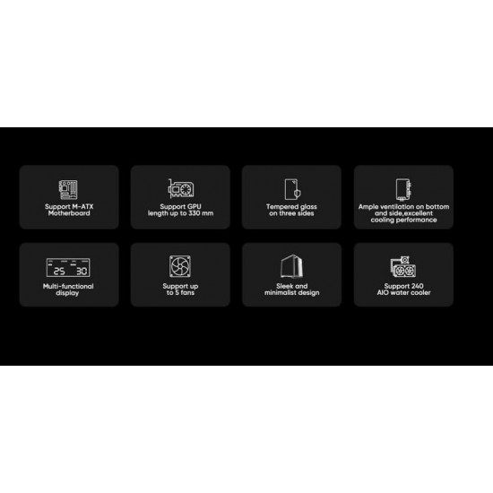Корпус 1stPlayer RT5 Black без БЖ
