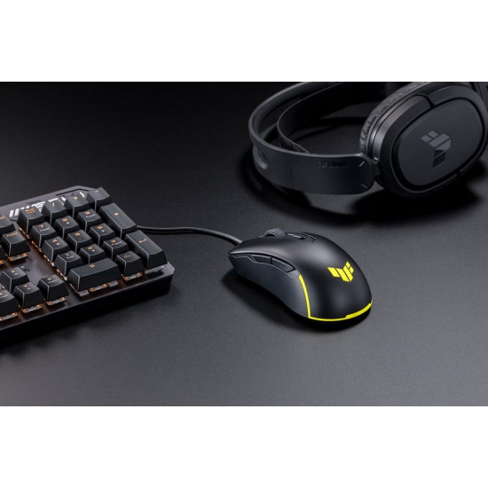 Миша Asus TUF Gaming M3 Gen II Black (90MP0320-BMUA00) + Ігрова поверхня Asus TUF Gaming P1 Black (90MP02G0-BPUA00)