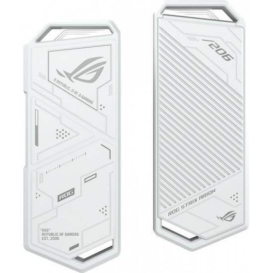 Зовнішня кишеня Asus ROG Strix Arion ESD-S1C PCIe NVMe M.2 2230/2242/2260/2280 USB Type-C 3.2 White (90DD02H1-B09000)