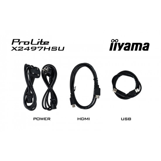 Монiтор Iiyama 23.8" ProLite X2497HSU-B1 IPS Black 120Hz