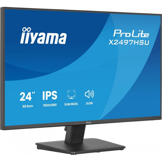 Монiтор Iiyama 23.8" ProLite X2497HSU-B1 IPS Black 120Hz