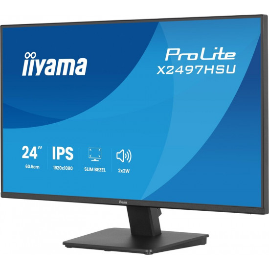 Монiтор Iiyama 23.8" ProLite X2497HSU-B1 IPS Black 120Hz