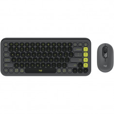 Комплект (клавіатура, миша) бездротовий Logitech Pop Icon Combo Graphite (920-013156)