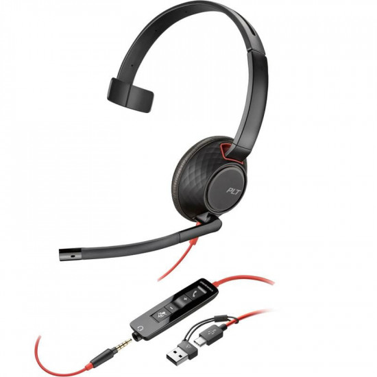 Гарнітура Poly BlackWire 5210 Black (8X230AA)