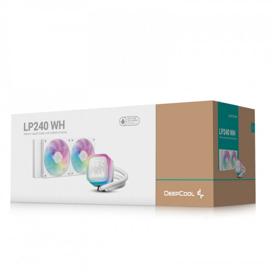 Система водяного охолодження DeepCool LP240 ARGB White (R-LP240-WHMSMC-G-1)