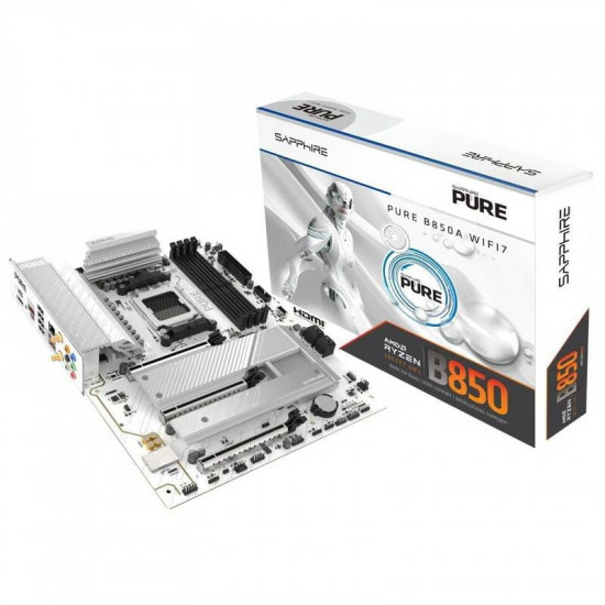 Материнська плата Sapphire B850A Pure WiFi Socket AM5
