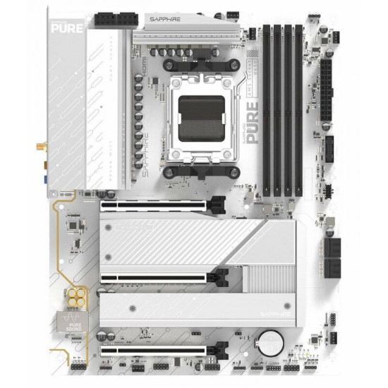 Материнська плата Sapphire B850A Pure WiFi Socket AM5
