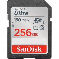 Карта пам`яті SDXC 256GB UHS-I Class 10 SanDisk Ultra R150MB/s (SDSDUNC-256G-GN6IN)