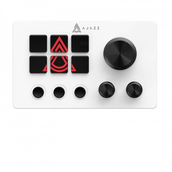 Контролер для стримінгу Ajazz AKP03E USB White