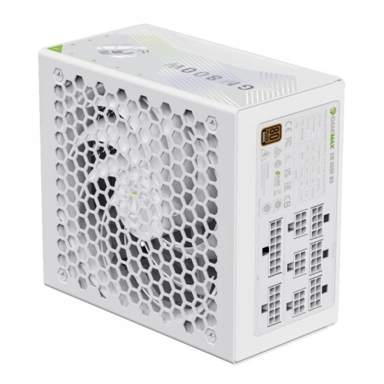Блок живлення GameMax GM 800B WH Fully-modular New 800W White