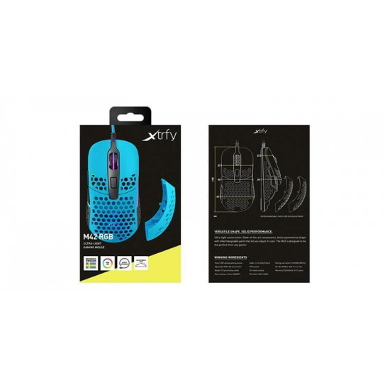 Миша Xtrfy M42 RGB Blue (XG-M42-RGB-BLUE)