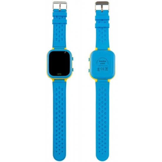Дитячий смарт-годинник AmiGo GO009 Glory Camera+LED WIFI Blue Yellow