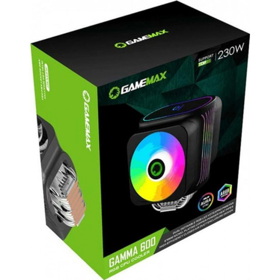 Кулер процесорний GameMax Gamma 600 ARGB