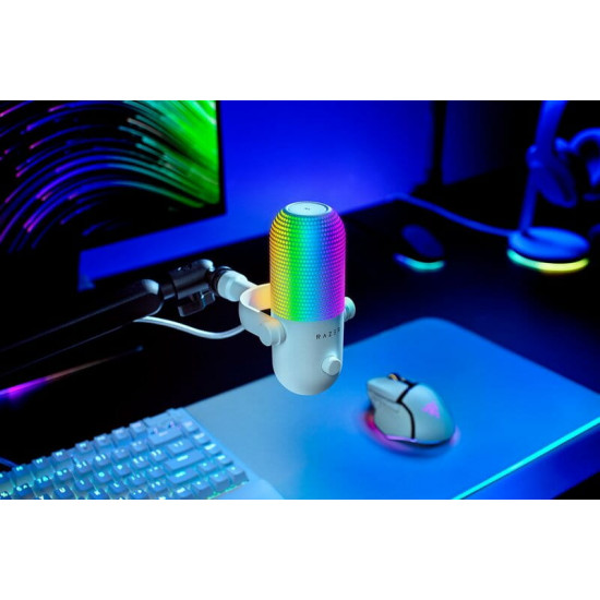 Мікрофон Razer Seiren V3 Chroma White (RZ19-05060200-R3M1)