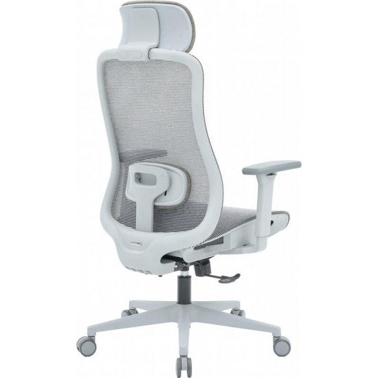 Крісло офісне Officepro Wave OC670-G-G-G Grey